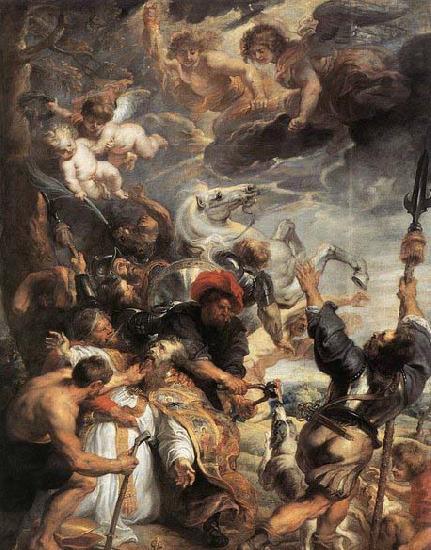 RUBENS, Pieter Pauwel The Martyrdom of St Livinus oil painting picture